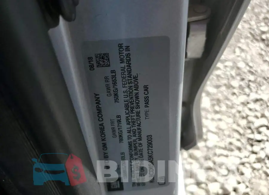 KL8CD6SA5KC729003 Photo# 12