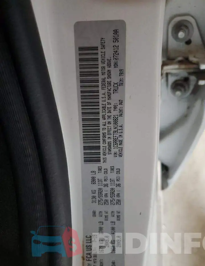 1C6RREFT9LN100821 Photo# 13