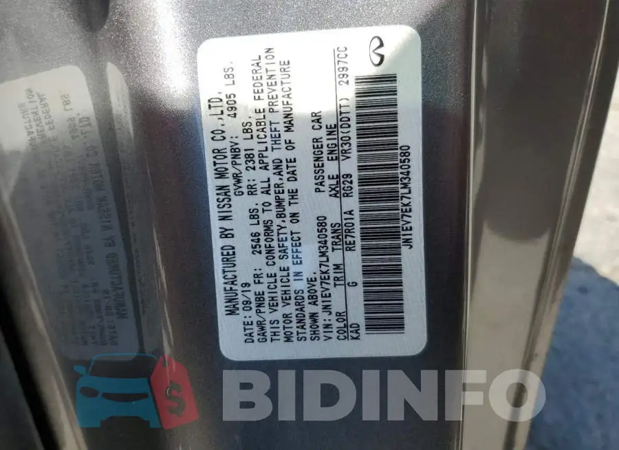 JN1EV7EK7LM340580 Photo# 12