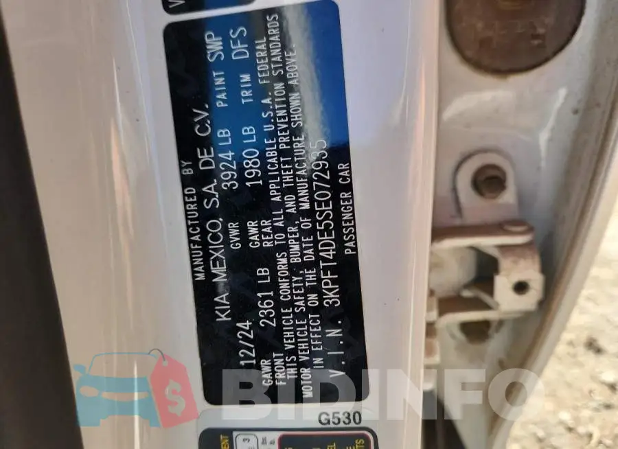 3KPFT4DE5SE072935 Photo# 12