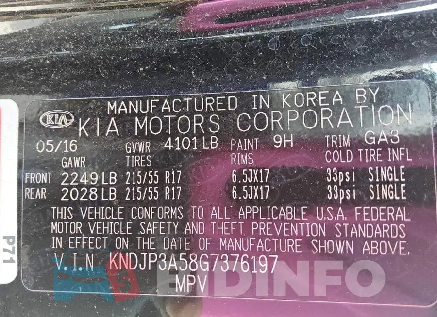 KNDJP3A58G7376197 Photo# 12