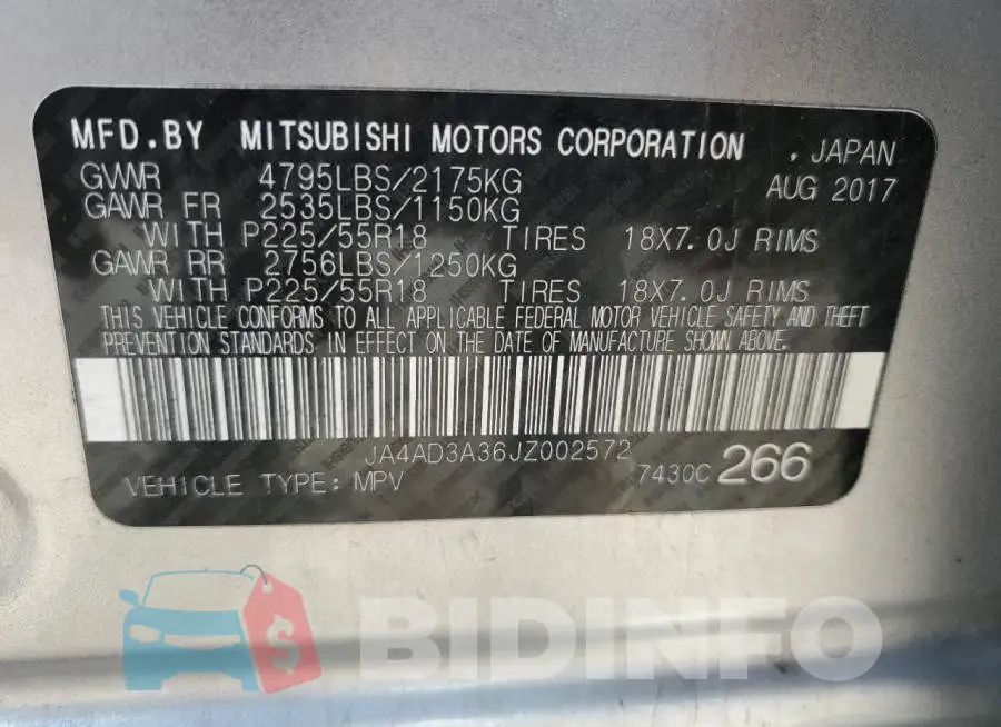 JA4AD3A36JZ002572 Photo# 13