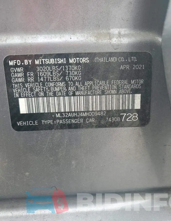 ML32AUHJ4MH009482 Photo# 13