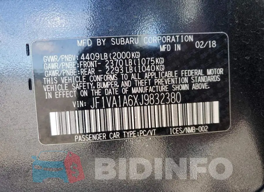 JF1VA1A6XJ9832380 Photo# 12