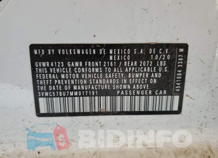 3VWC57BU7MM017191 Photo# 12