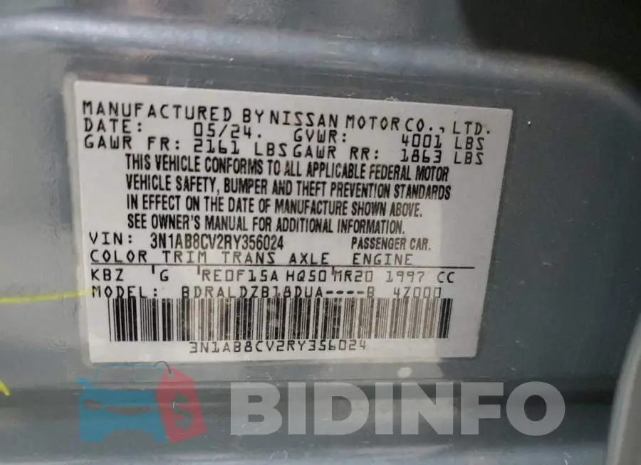 3N1AB8CV2RY356024 Photo# 12