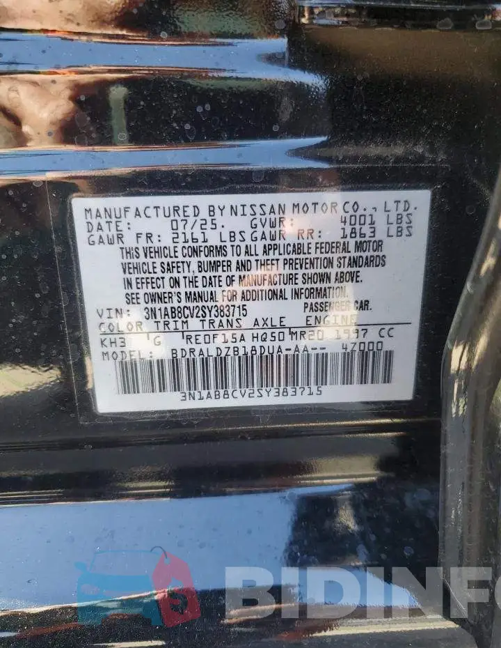 3N1AB8CV2SY383715 Photo# 12