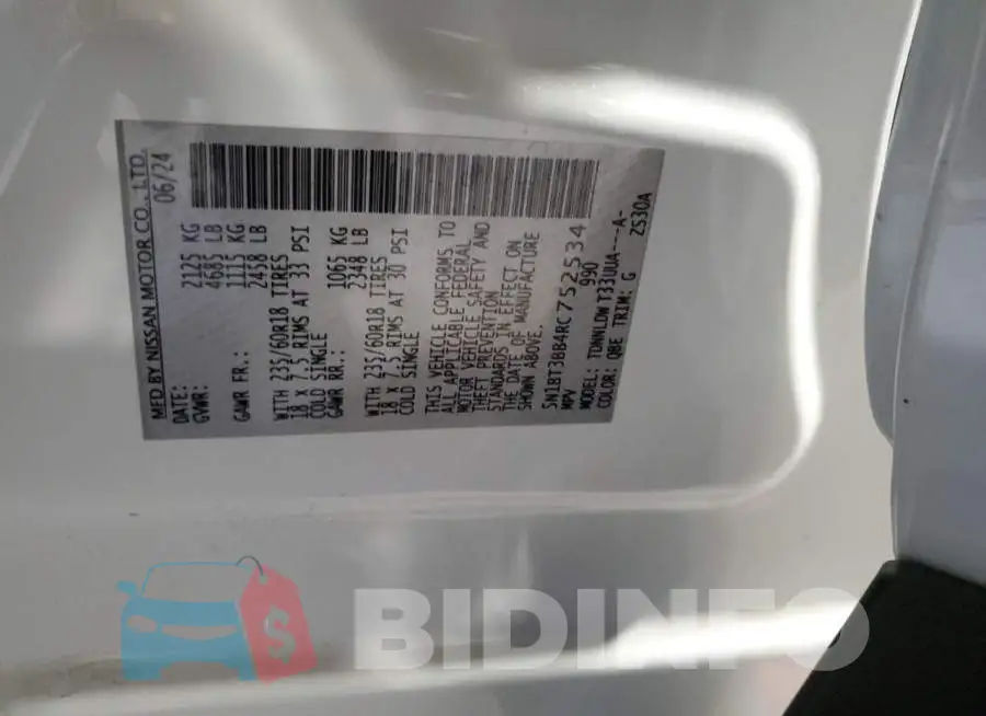 5N1BT3BB4RC752534 Photo# 13