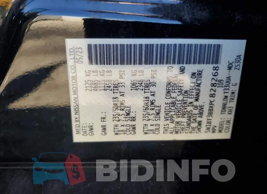 5N1BT3BBXPC828268 Photo# 12