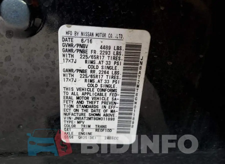 JN8AT2MT8GW011898 Photo# 12