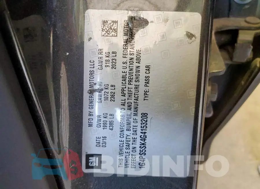1G4PS5SK4G4153208 Photo# 12