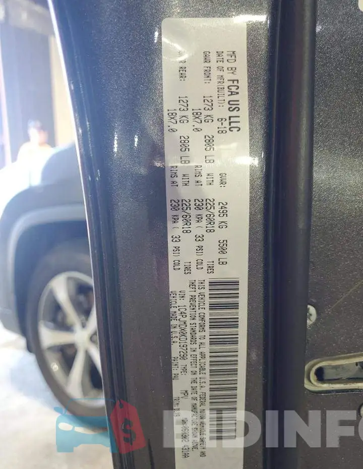 1C4PJMDX0KD197290 Photo# 13