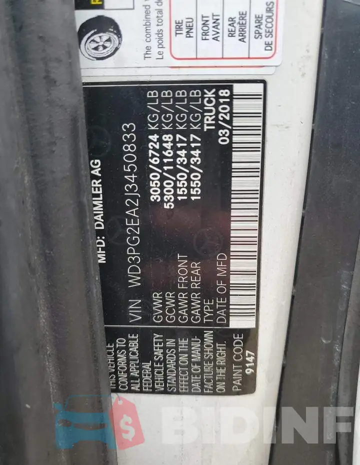 WD3PG2EA2J3450833 Photo# 13
