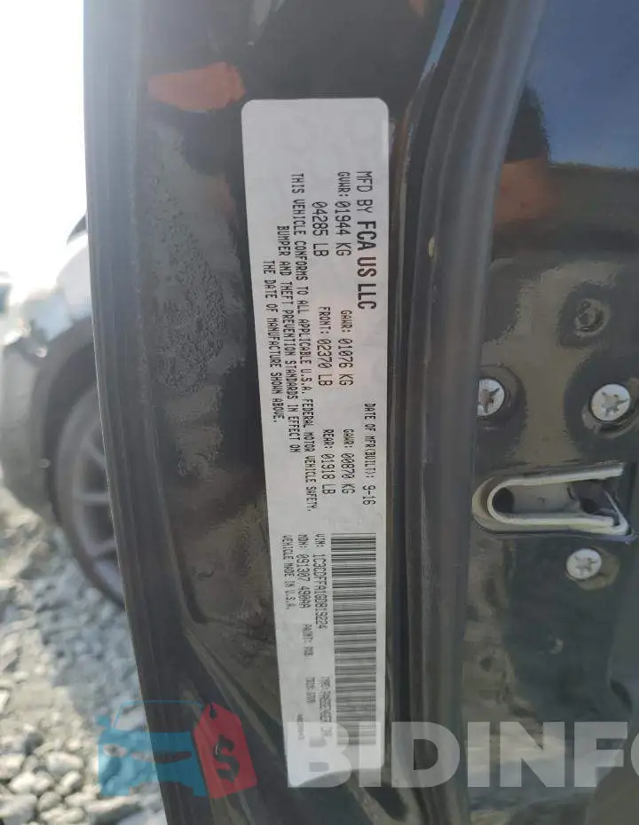 1C3CDFFA1GD819224 Photo# 12