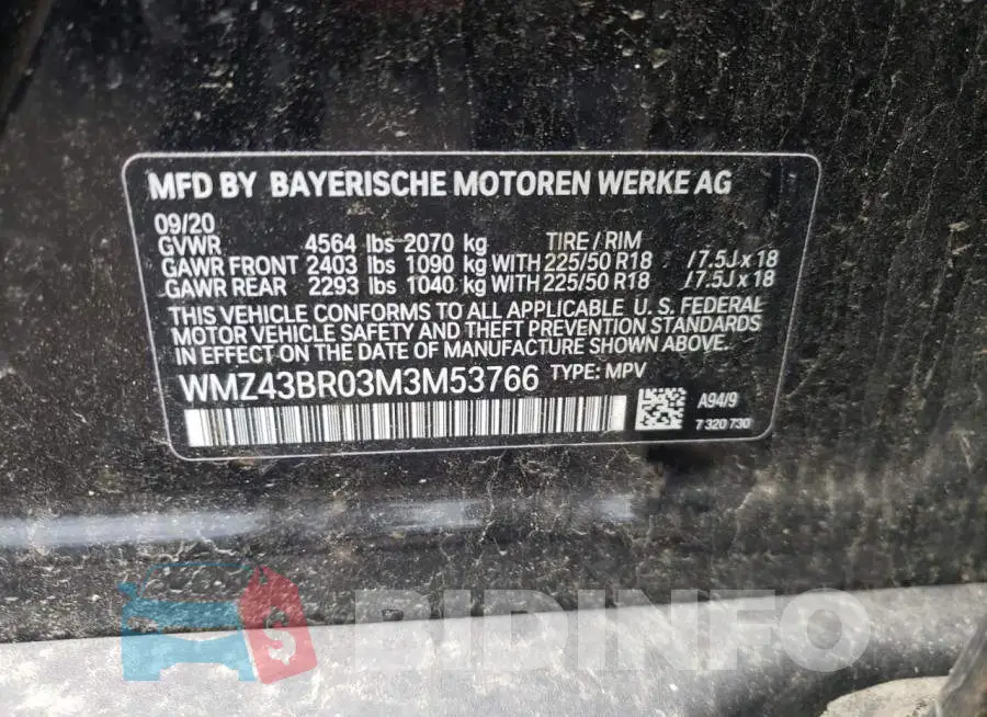 WMZ43BR03M3M53766 Photo# 12