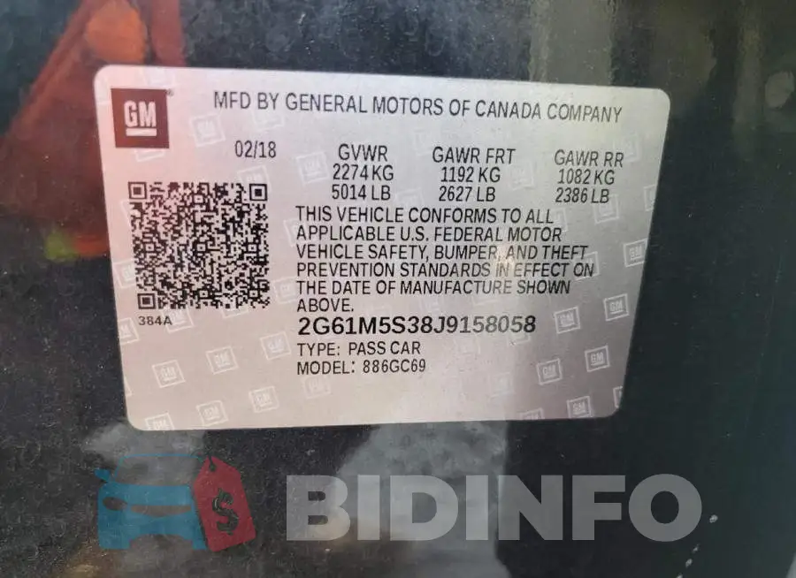 2G61M5S38J9158058 Photo# 12