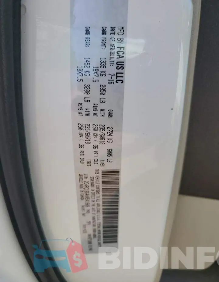 2C4RC1BG4HR541908 Photo# 13