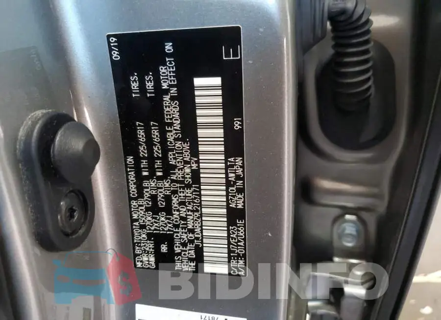 JTJDARBZ9L2167171 Photo# 12