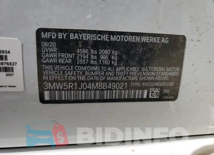 3MW5R1J04M8B49021 Photo# 12