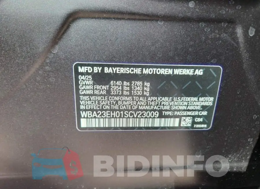 WBA23EH01SCV23009 Photo# 13