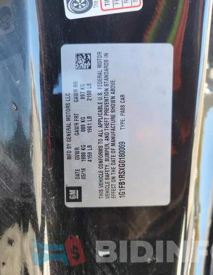 1G1FB1RSXG0180069 Photo# 12
