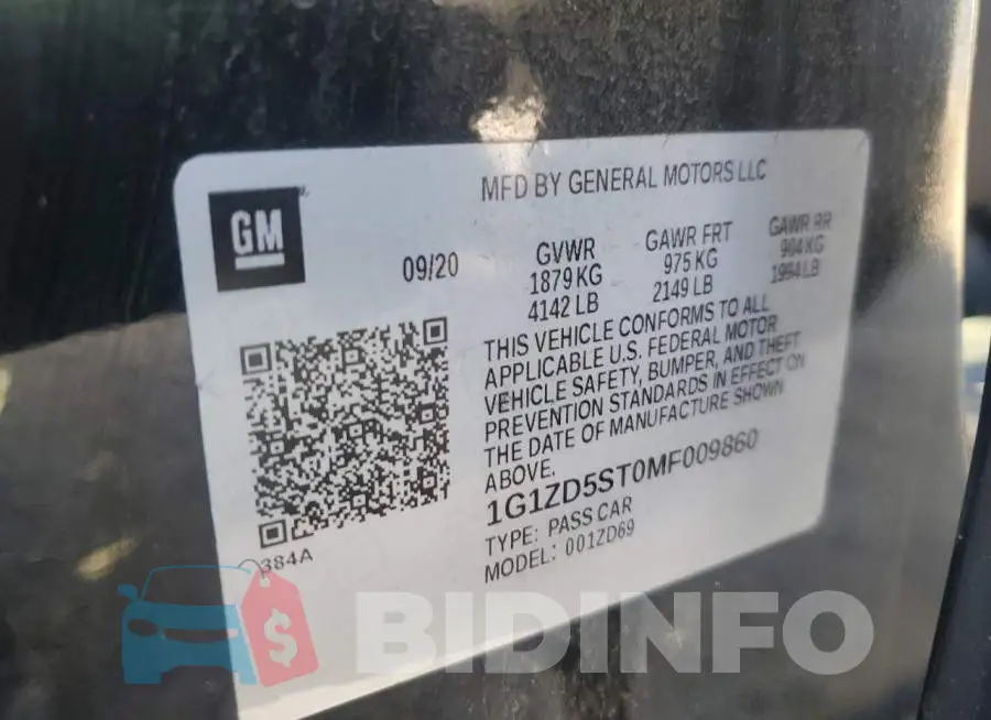 1G1ZD5ST0MF009860 Photo# 13