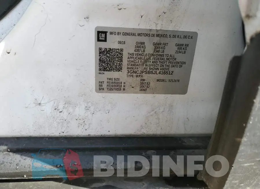 3GNCJPSB5JL416512 Photo# 13