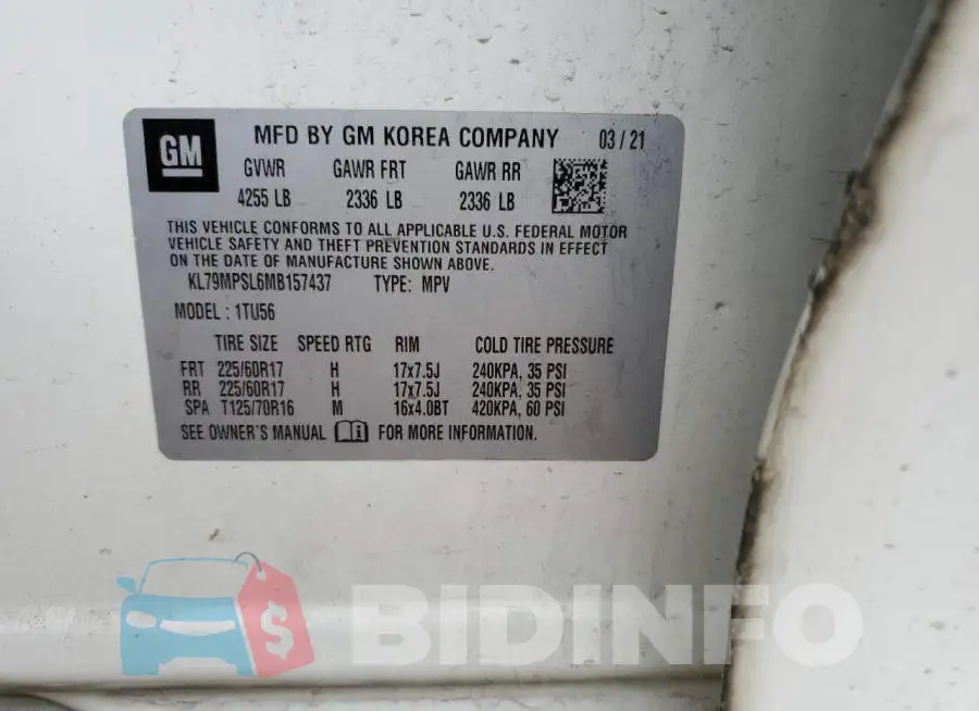 KL79MPSL6MB157437 Photo# 13
