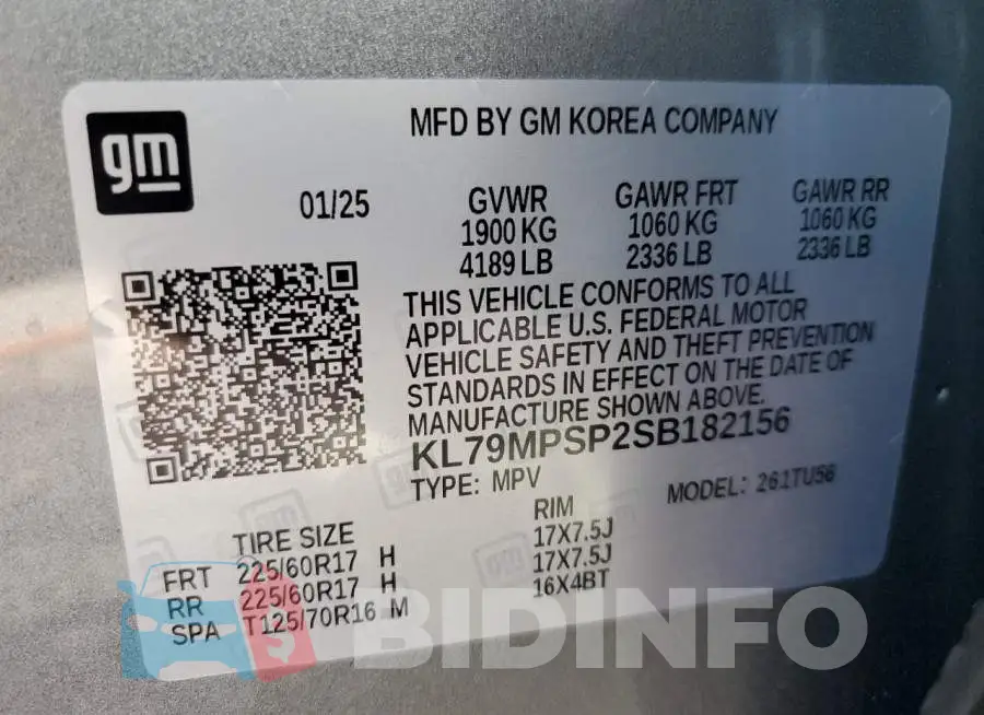 KL79MPSP2SB182156 Photo# 13