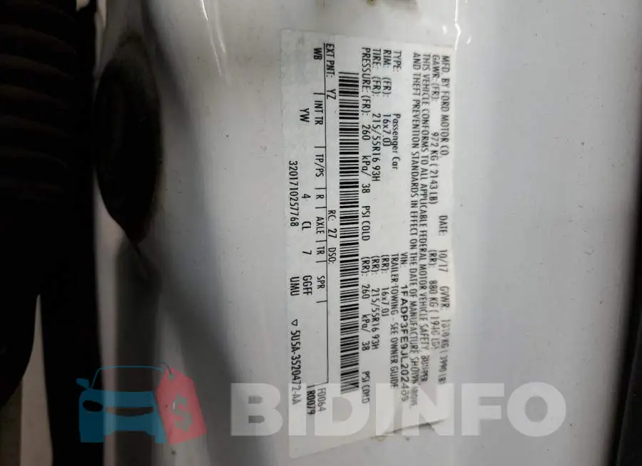 1FADP3FE9JL202469 Photo# 12