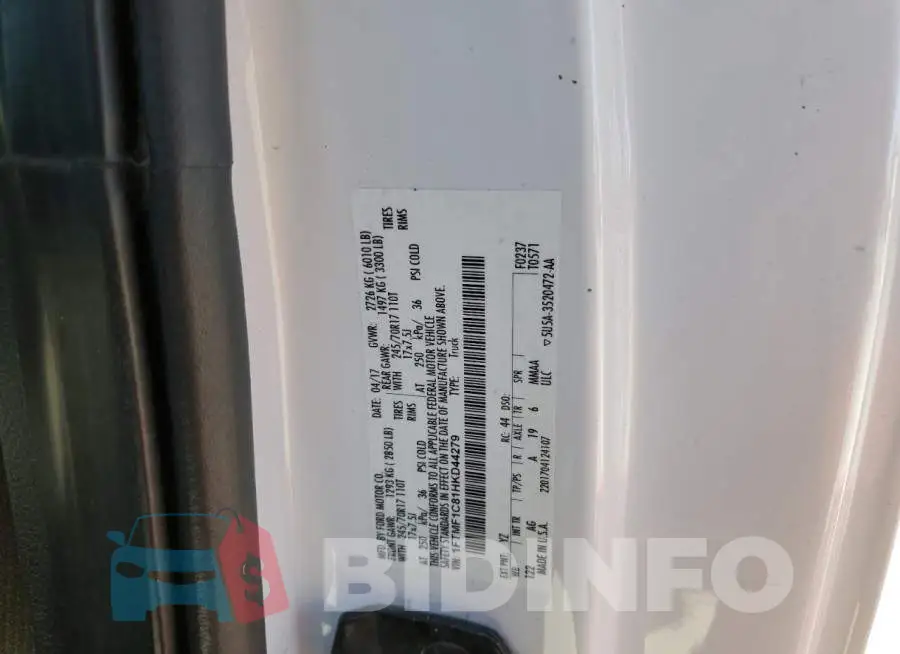 1FTMF1C81HKD44279 Photo# 13