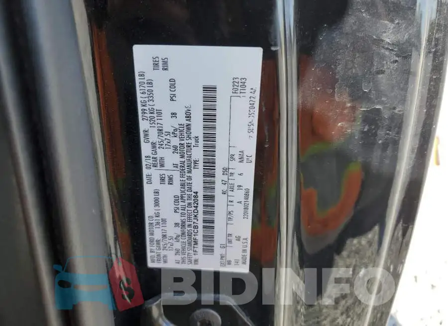 1FTMF1CB7JKD42084 Photo# 12