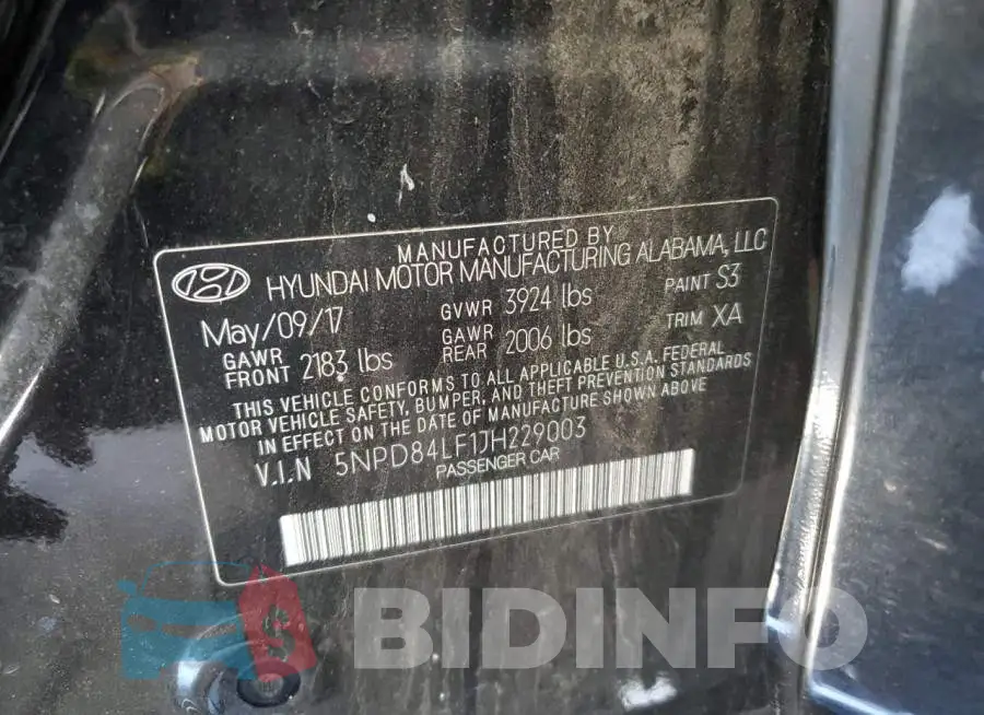 5NPD84LF1JH229003 Photo# 12