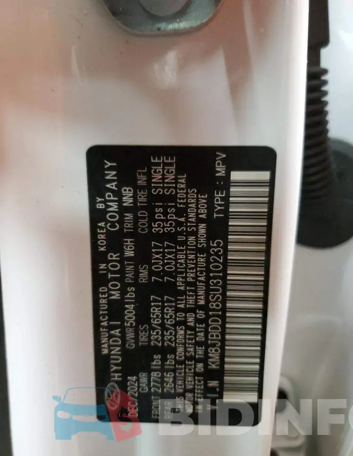 KM8JBDD18SU310235 Photo# 13