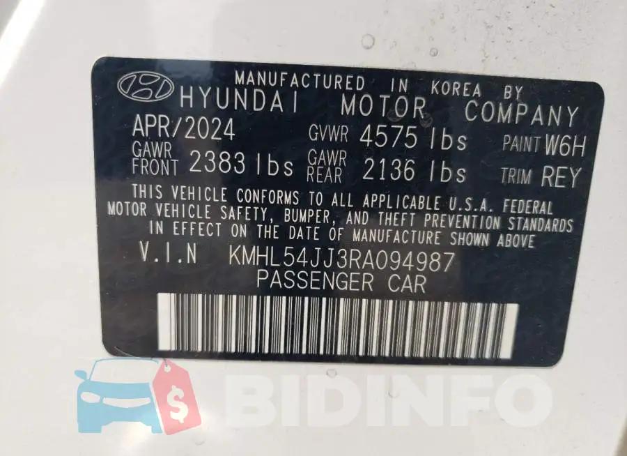 KMHL54JJ3RA094987 Photo# 12