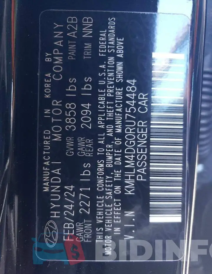 KMHLM4DG0RU754484 Photo# 12