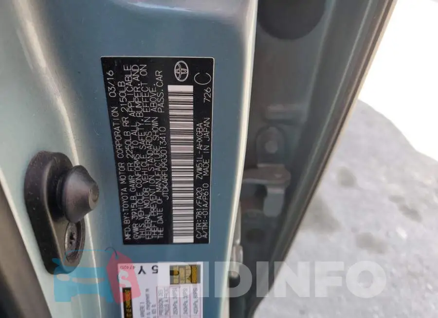 JTDKARFU9G3013410 Photo# 12