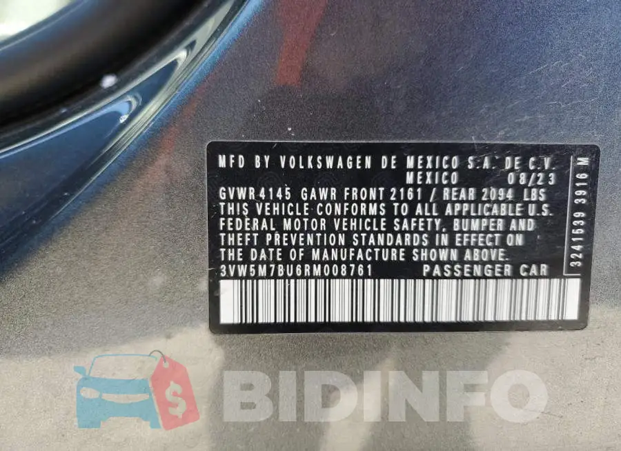 3VW5M7BU6RM008761 Photo# 12