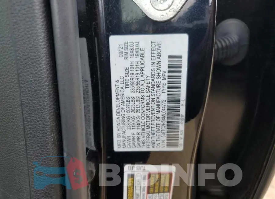 5J8TC2H5XML044772 Photo# 12
