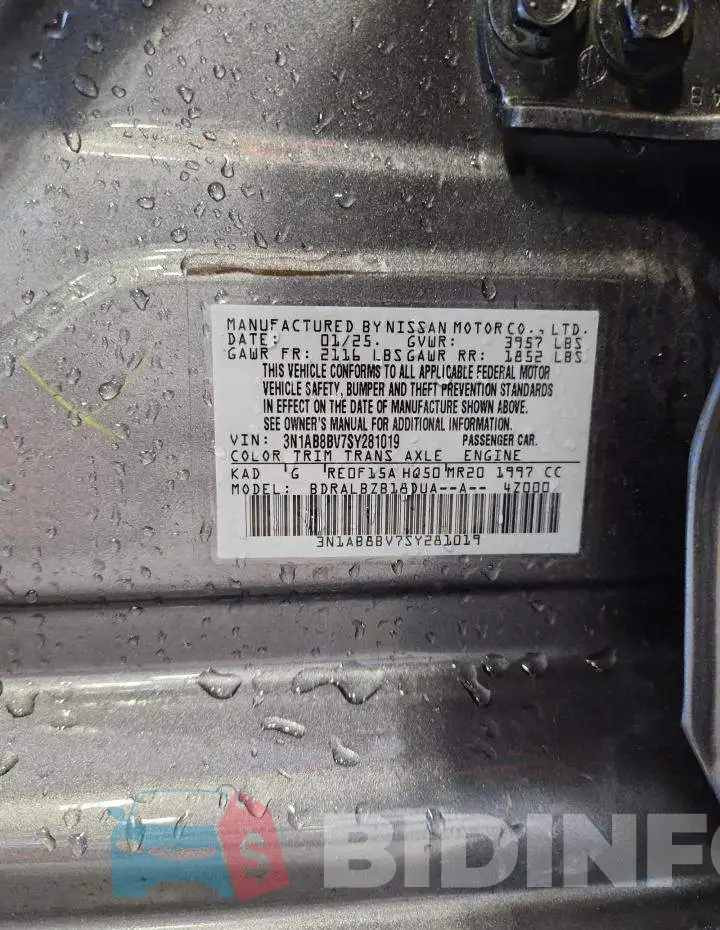 3N1AB8BV7SY281019 Photo# 12