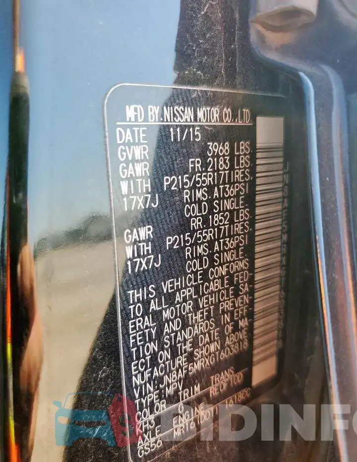 JN8AF5MRXGT603818 Photo# 14