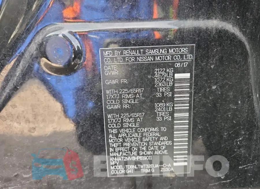 KNMAT2MV8HP619011 Photo# 13
