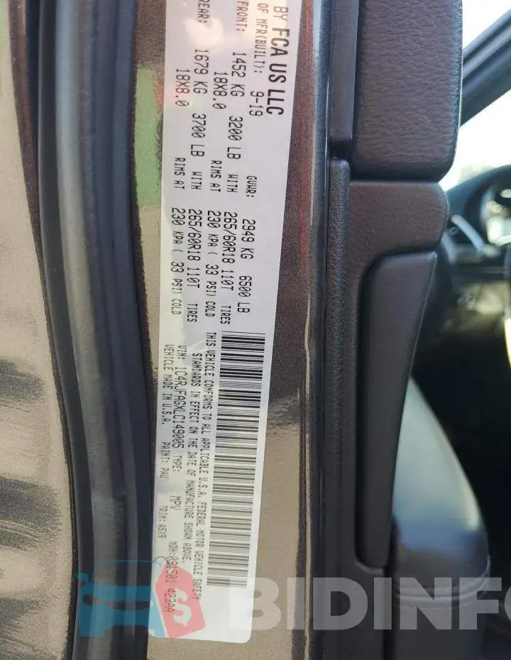 1C4RJFAGXLC149005 Photo# 13