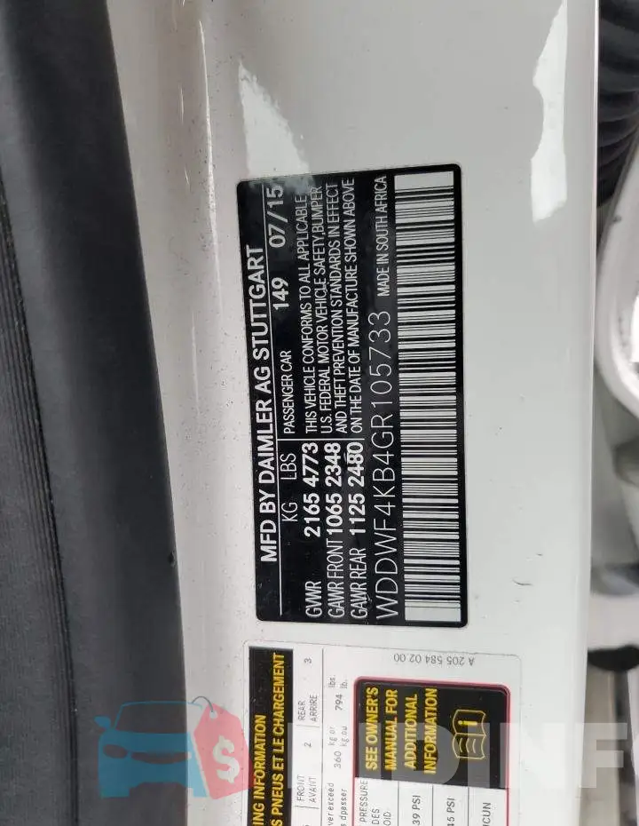 WDDWF4KB4GR105733 Photo# 12