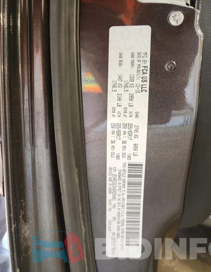 2C4RDGEG4GR250061 Photo# 13