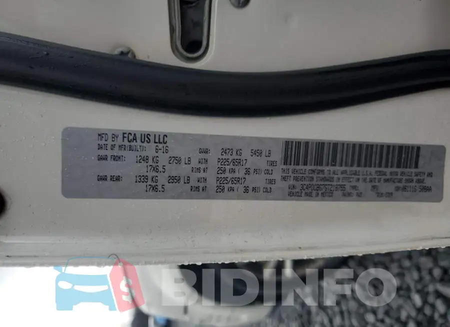 3C4PDCBG7GT218755 Photo# 13