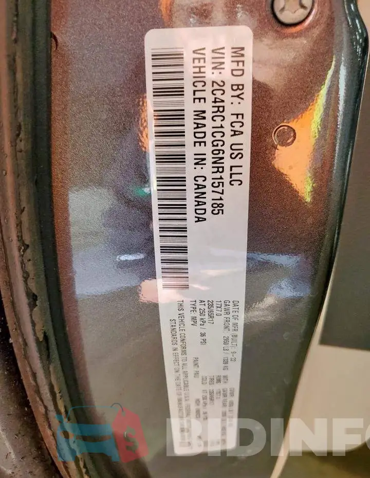 2C4RC1CG6NR157185 Photo# 13