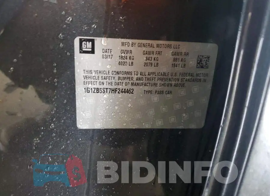 1G1ZB5ST7HF244462 Photo# 12
