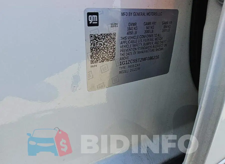1G1ZC5ST2MF086216 Photo# 12