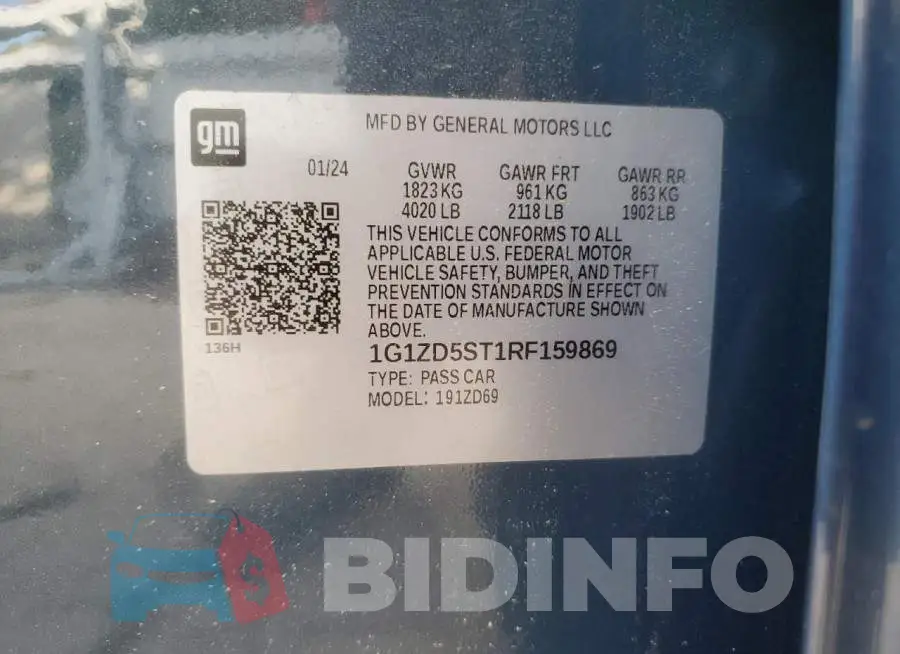1G1ZD5ST1RF159869 Photo# 12